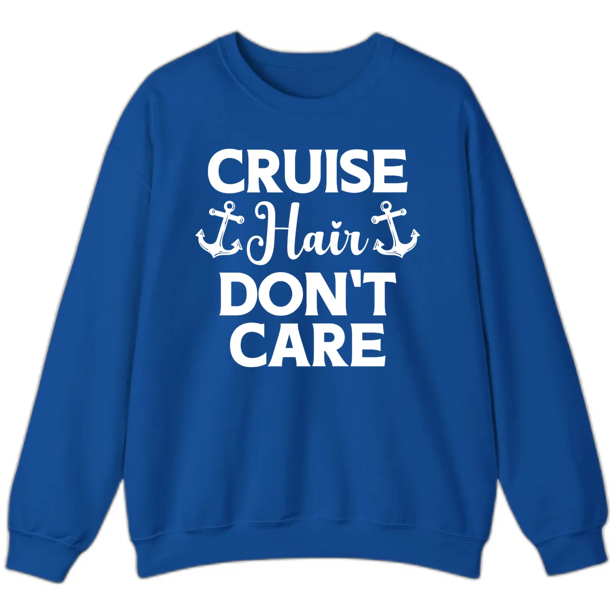Cruise Hair Don't Care Sweatshirt in Royal