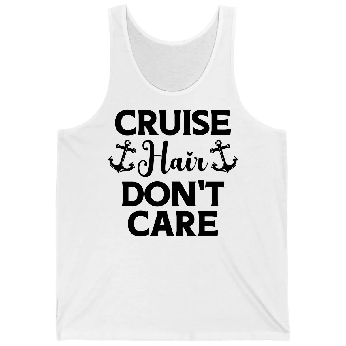 Cruise Hair Don't Care Tank in White