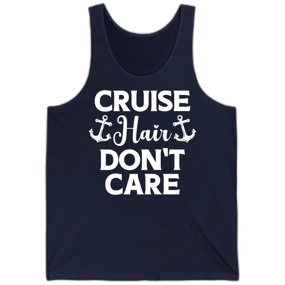 Cruise Hair Don't Care Tank in Navy