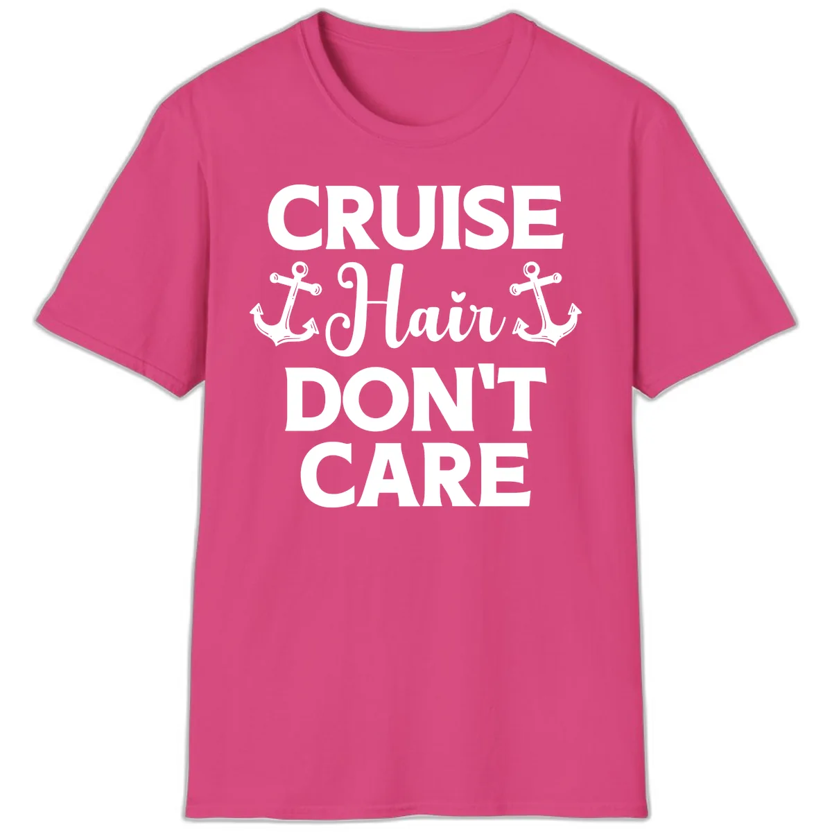 Cruise Hair Don't Care T-Shirt in Heliconia