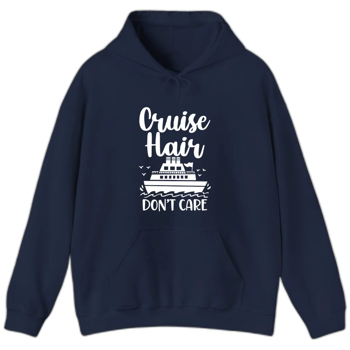 Cruise Hair Don't Care Hoodie in Navy