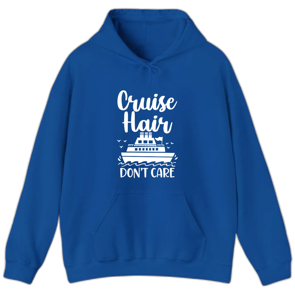 Cruise Hair Don't Care Hoodie in Royal