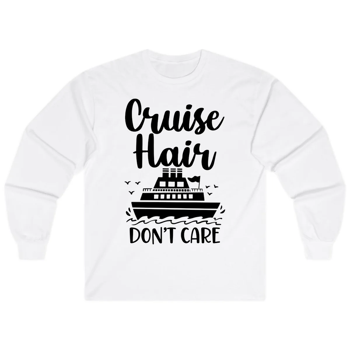 Cruise Hair Don't Care Long Sleeve in White
