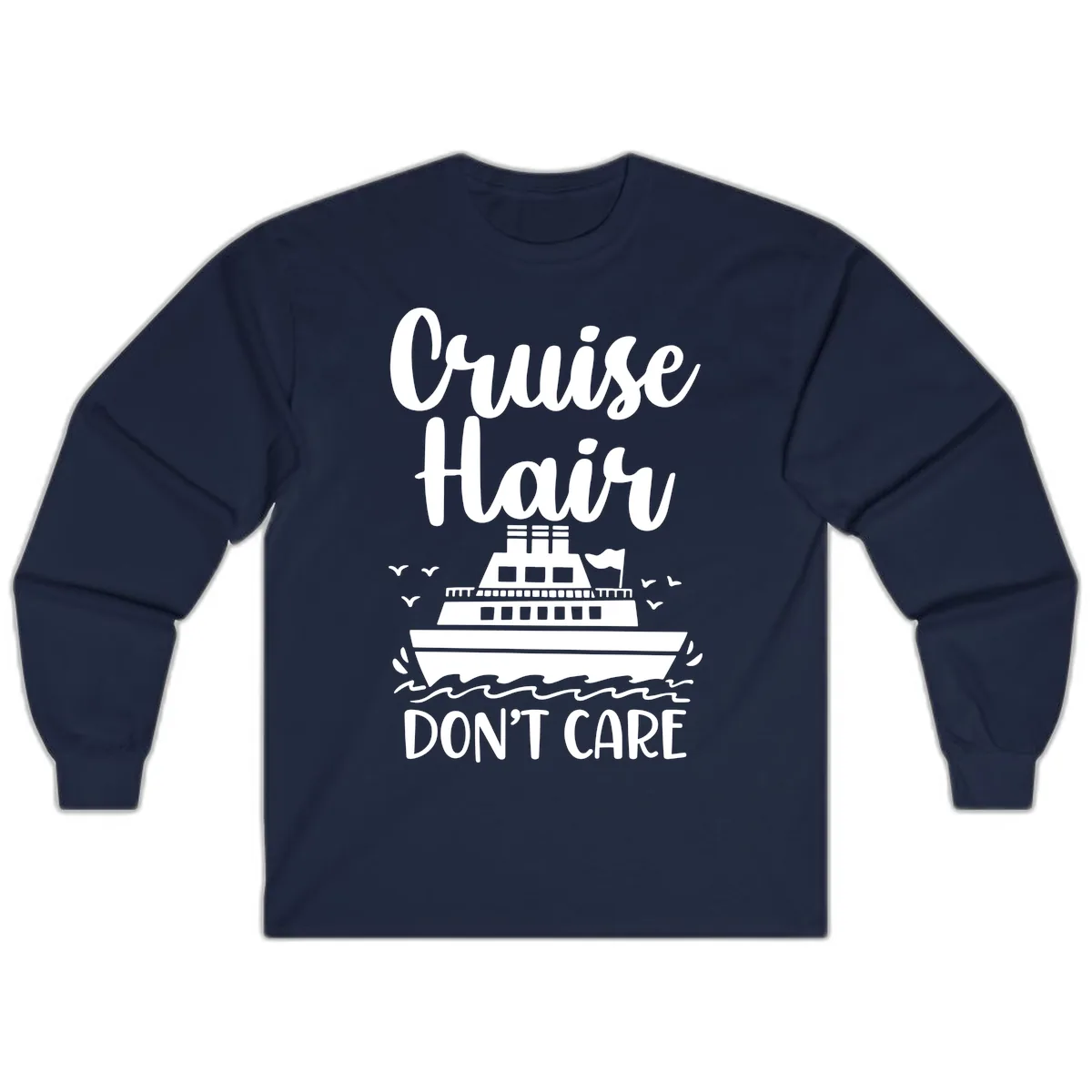 Cruise Hair Don't Care Long Sleeve in Navy