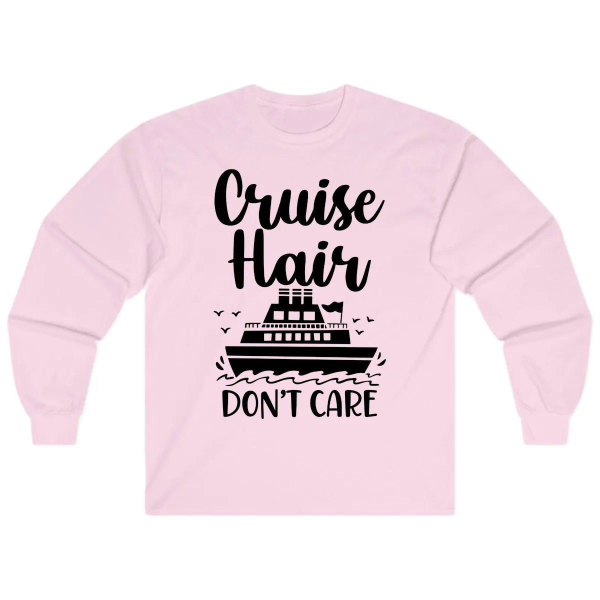 Cruise Hair Don't Care Long Sleeve in Light Pink