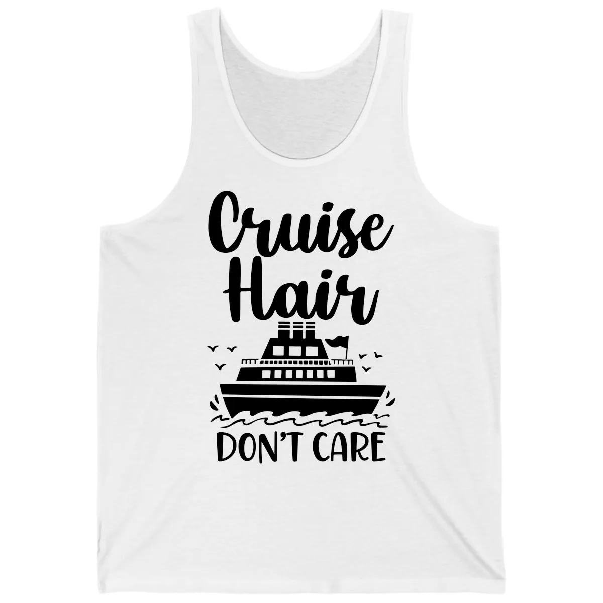 Cruise Hair Don't Care Tank in White