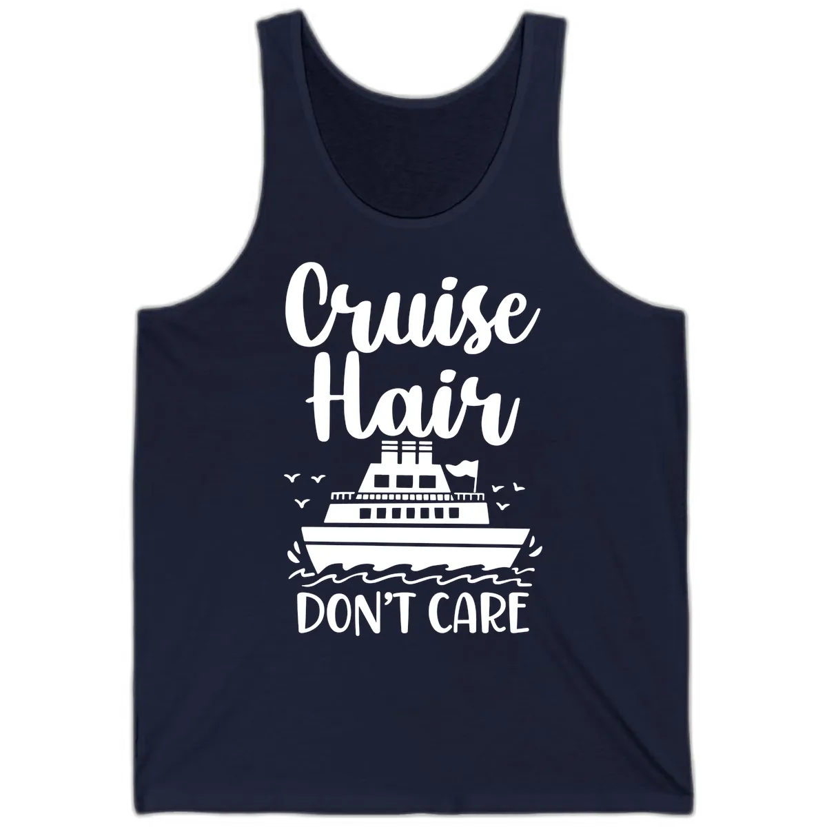 Cruise Hair Don't Care Tank in Navy