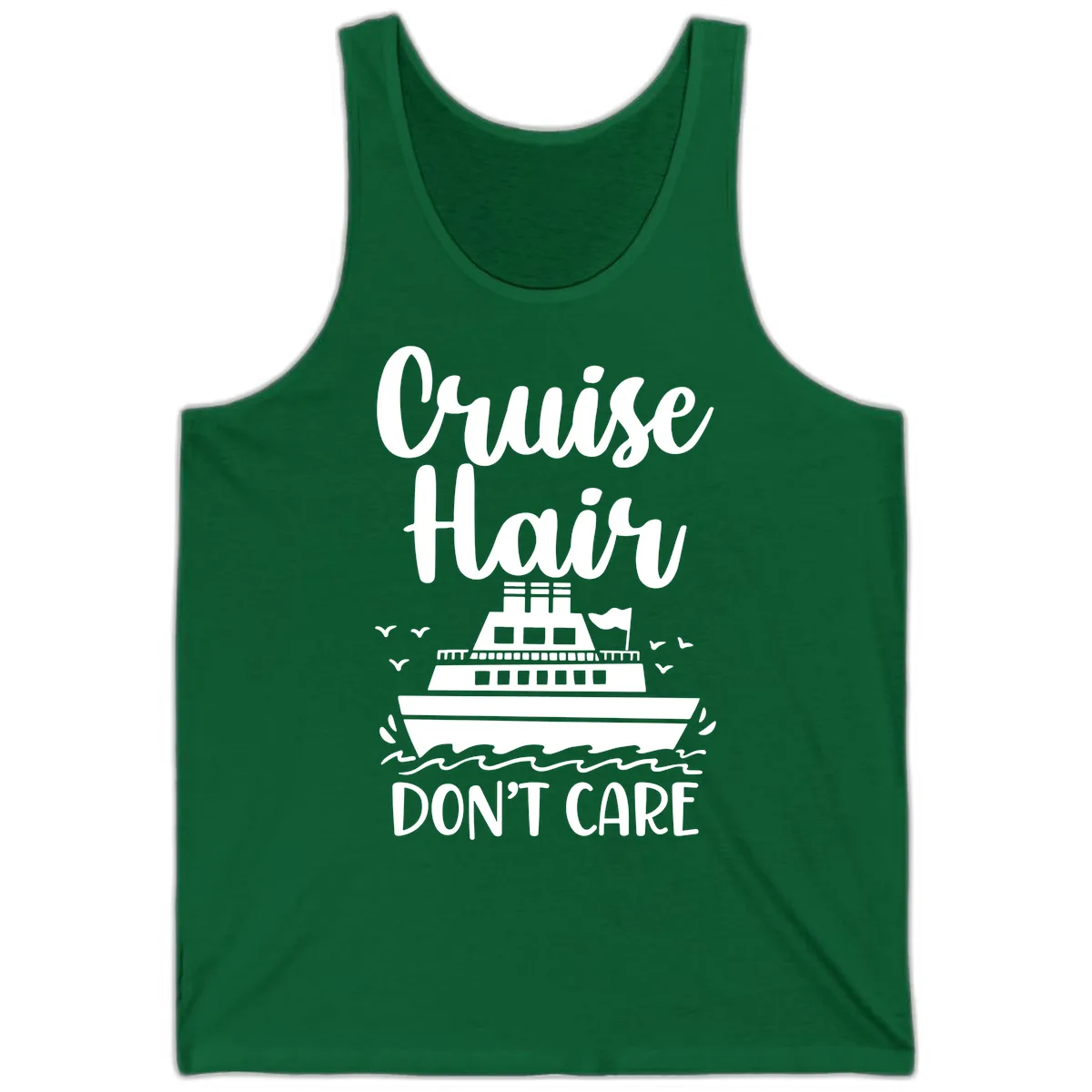 Cruise Hair Don't Care Tank in Kelly