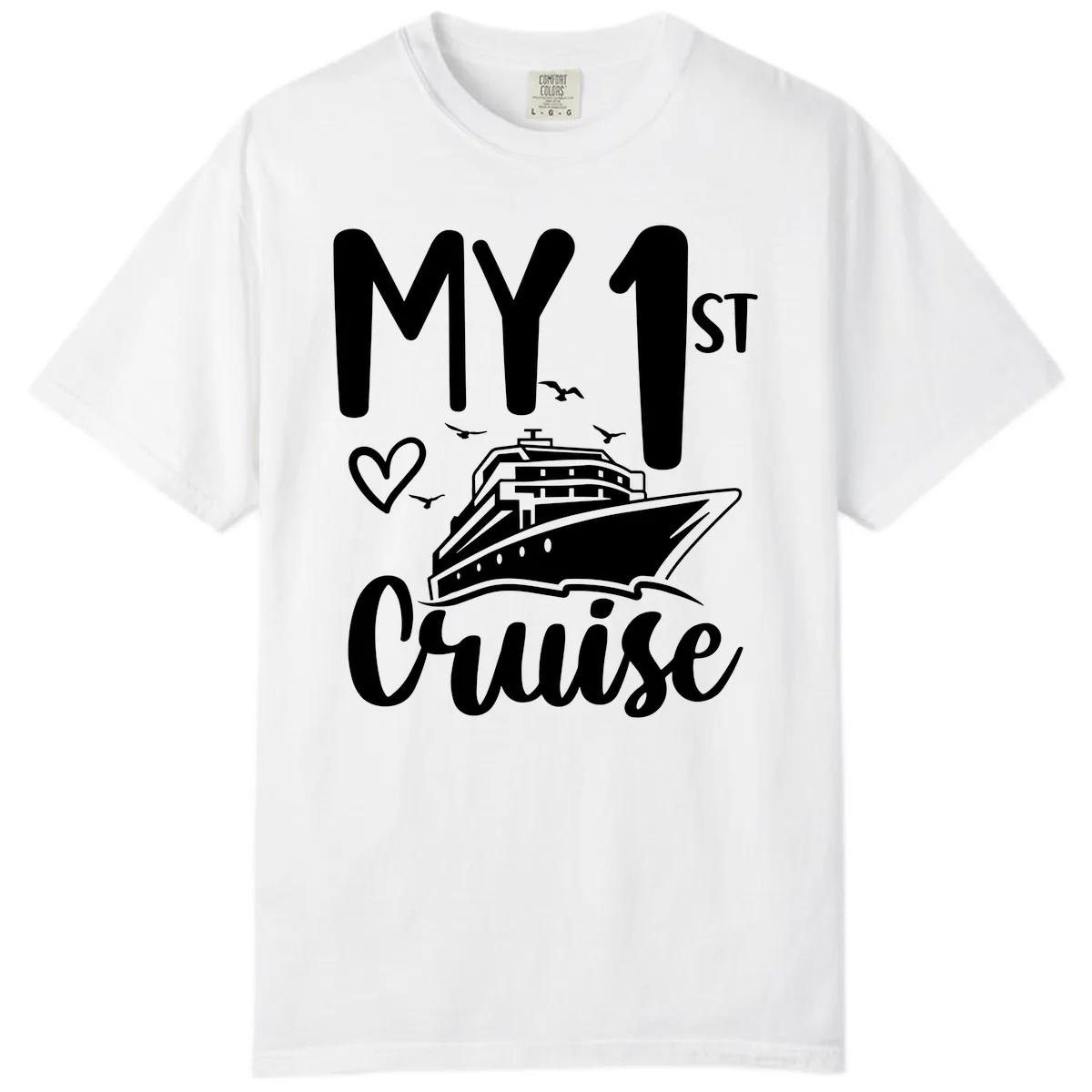My First Cruise Comfort Color in White