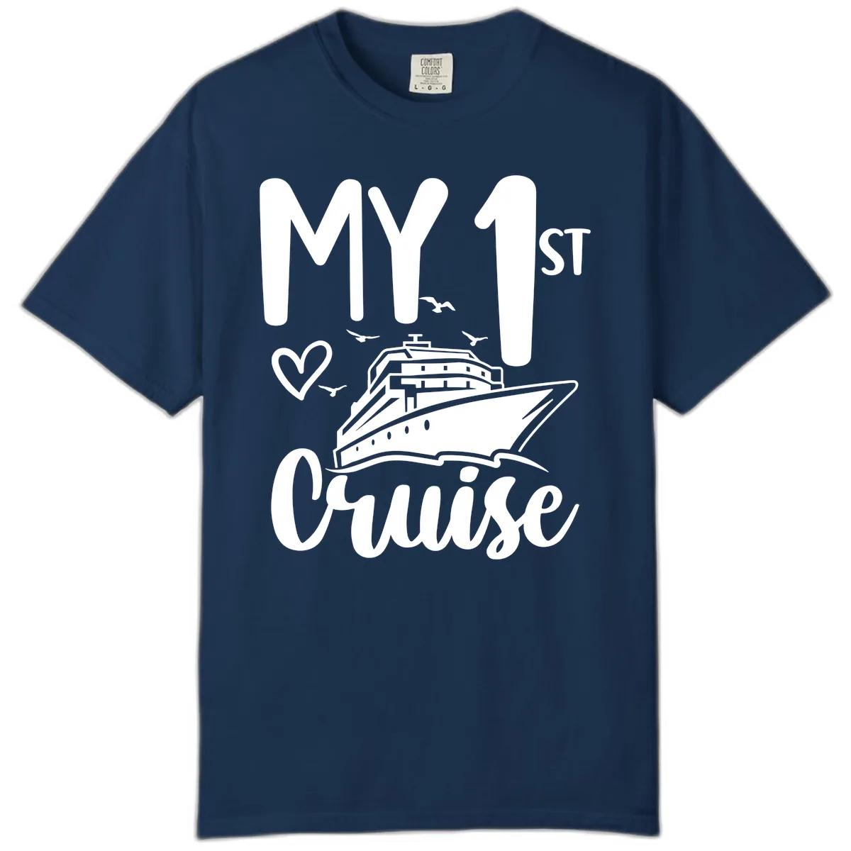 My First Cruise Comfort Color in Navy
