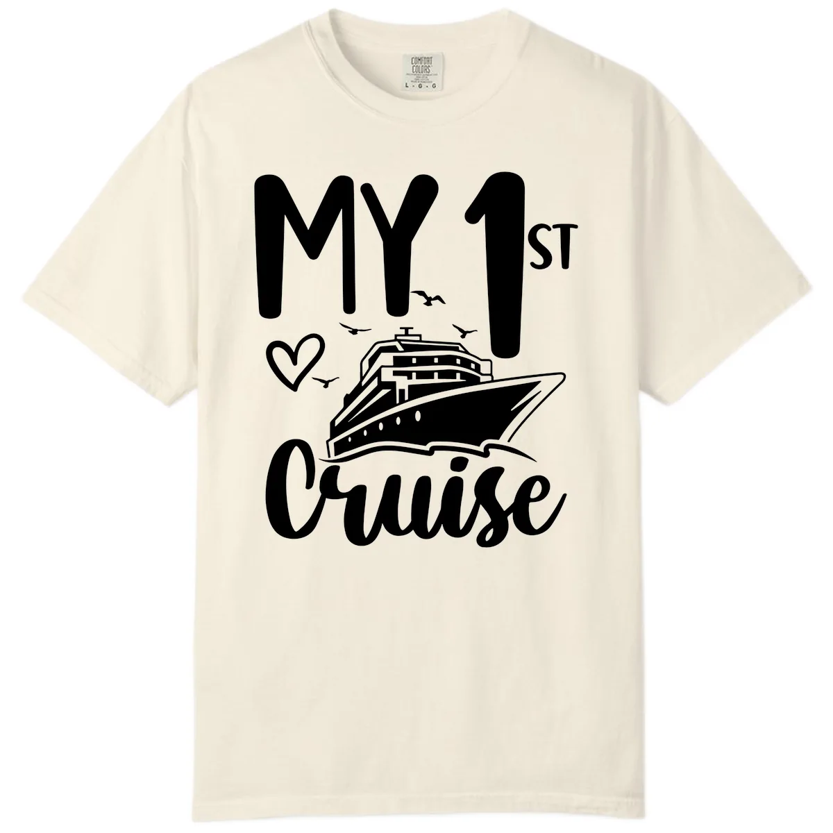 My First Cruise Comfort Color in Ivory