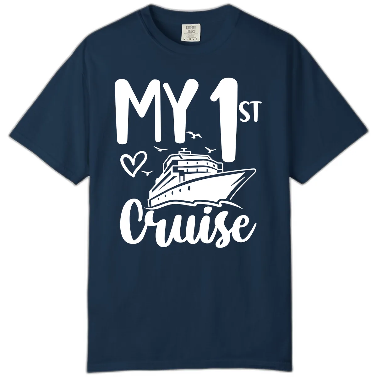 My First Cruise Comfort Color in True Navy