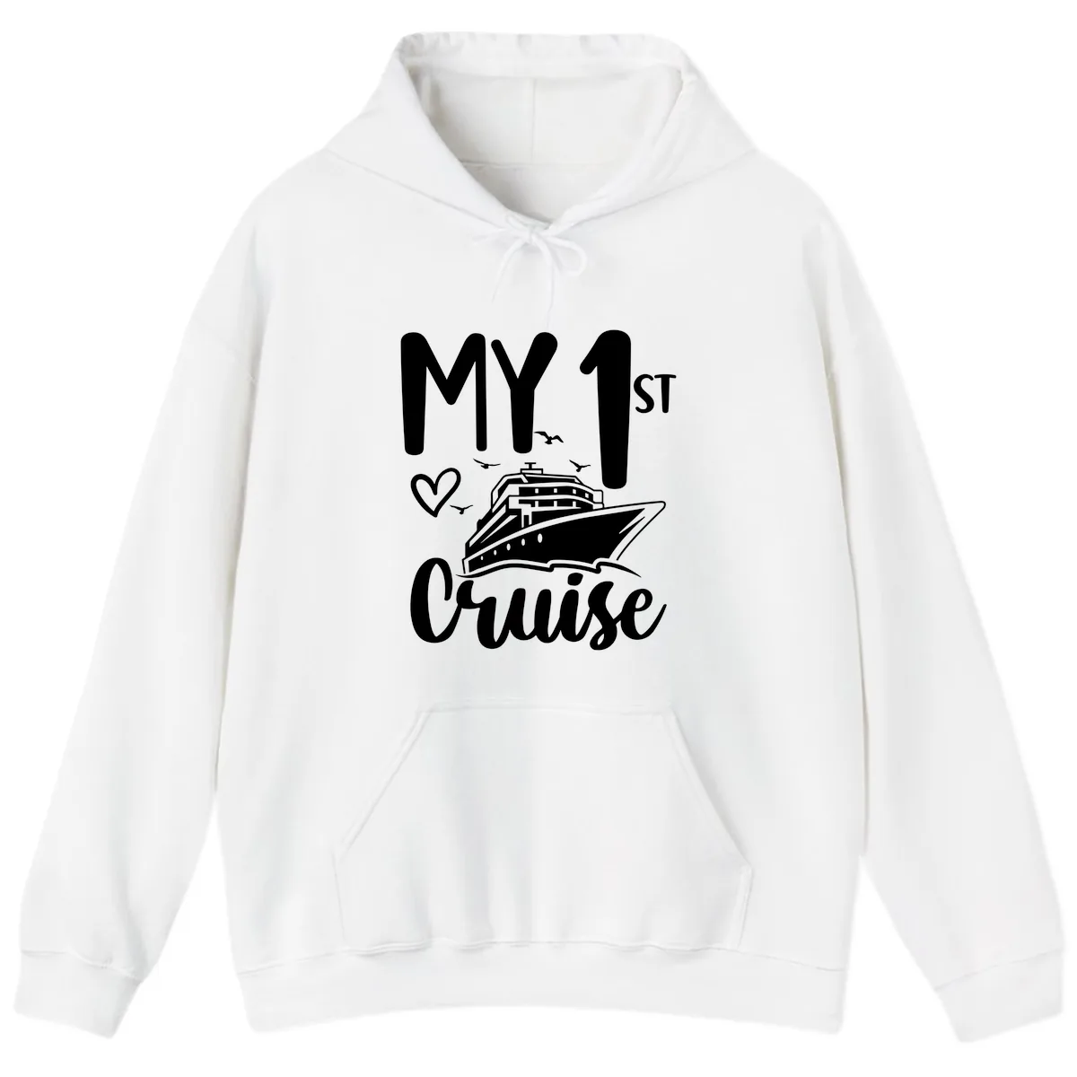 My First Cruise Hoodie in White