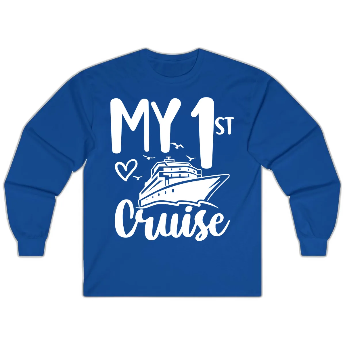 My First Cruise Long Sleeve in Royal
