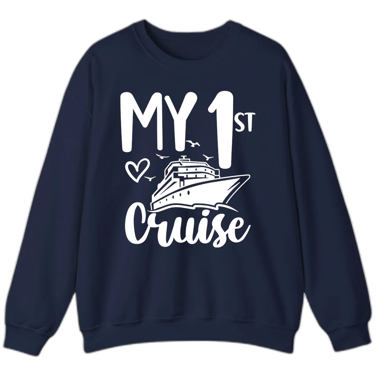My First Cruise Sweatshirt in Navy