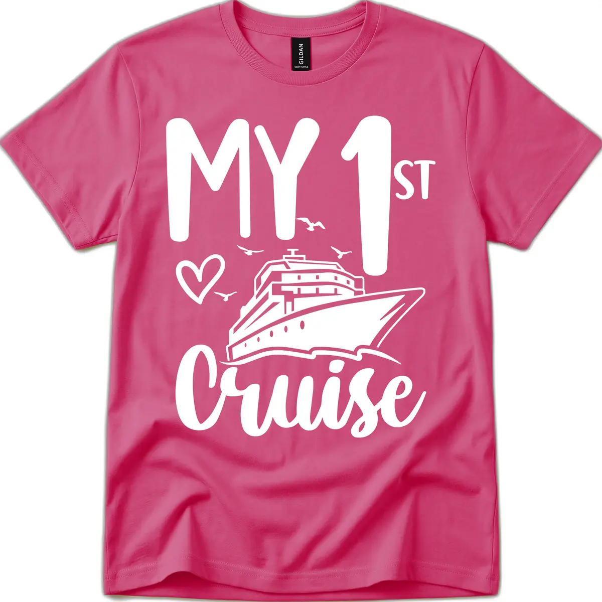 My First Cruise T-Shirt in Heliconia