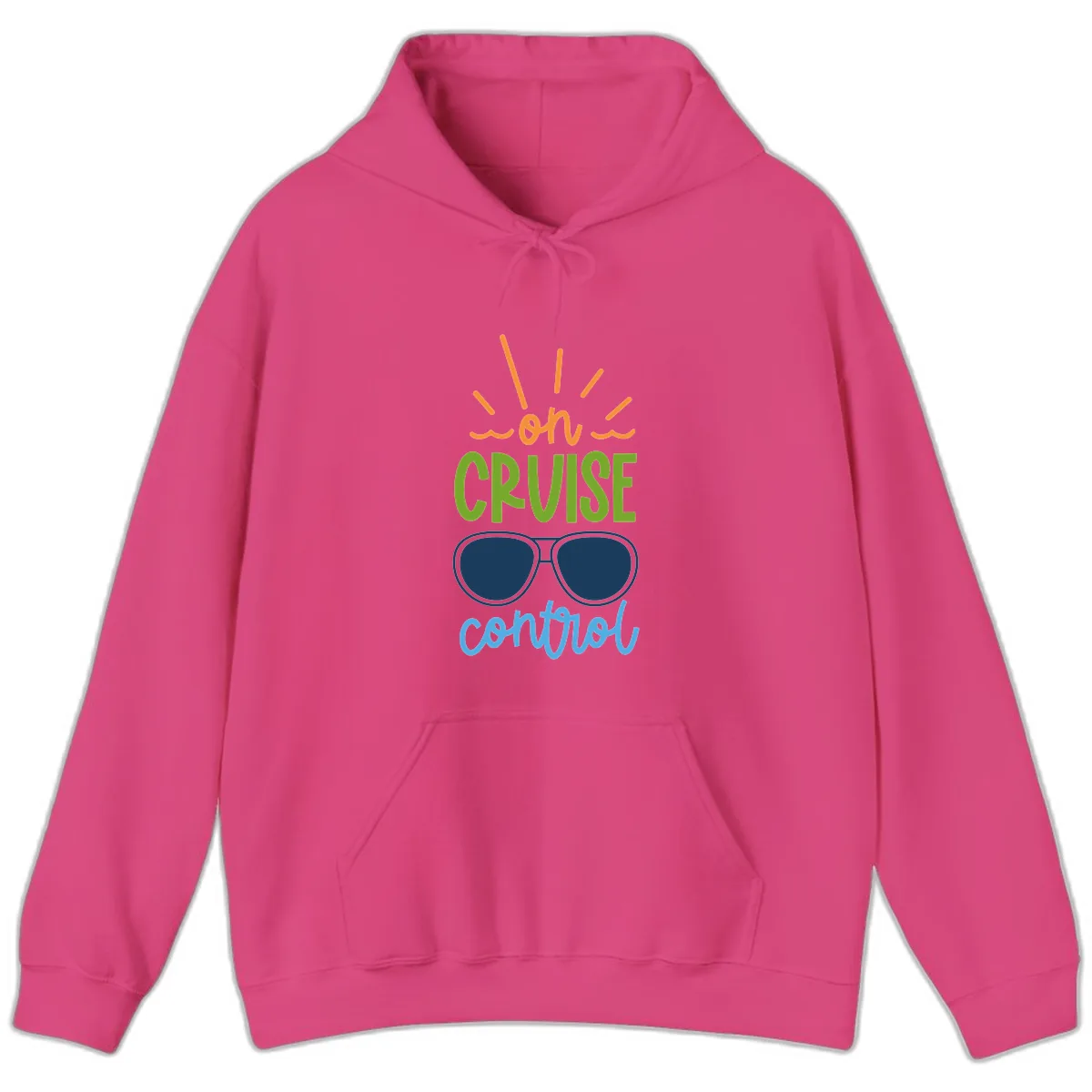 Oh Cruise Control Hoodie in Heliconia