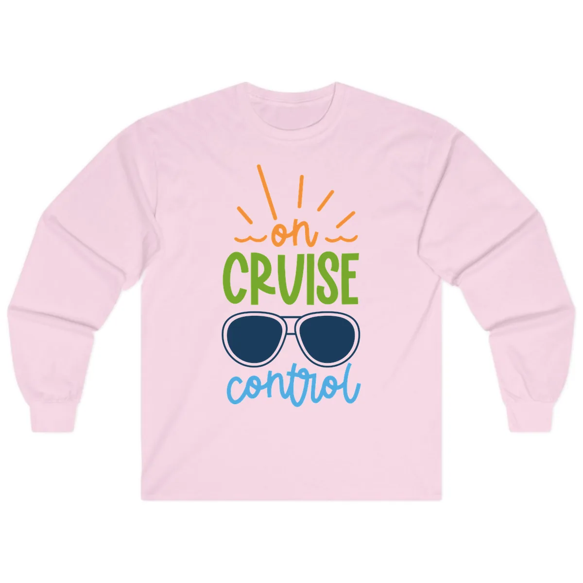 Oh Cruise Control Long Sleeve in Light Pink