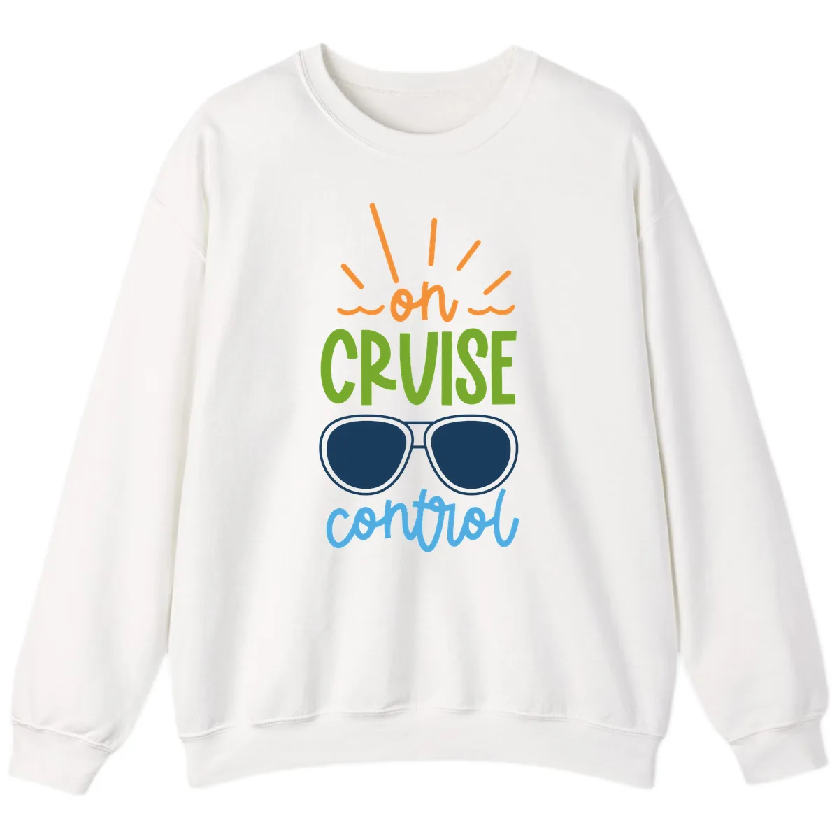 Oh Cruise Control Sweatshirt in White