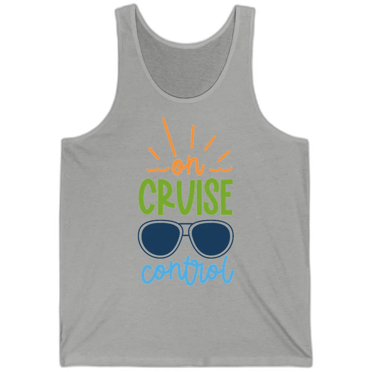 Oh Cruise Control Tank in Athletic Heather