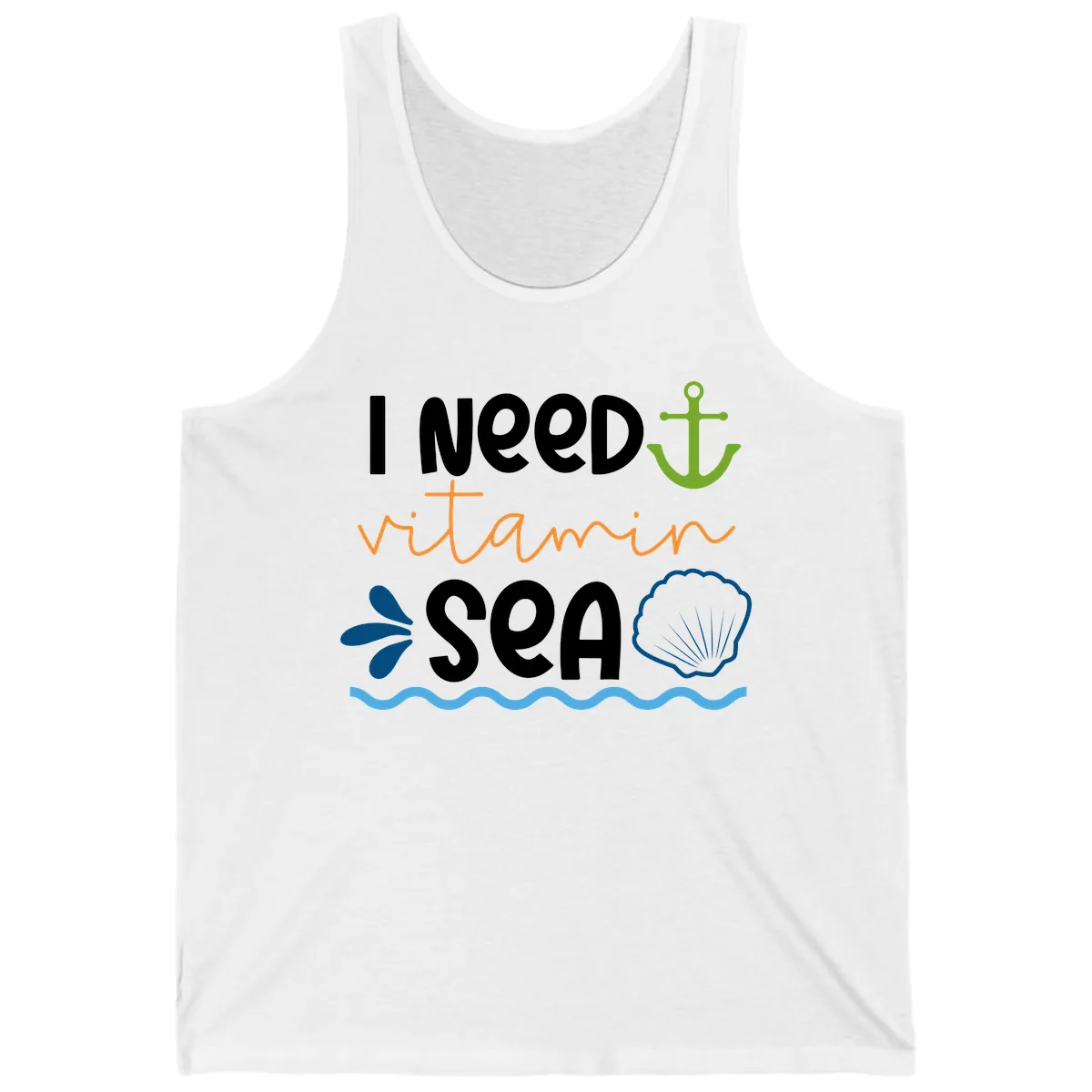 I Need Vitamin Sea Tank in White