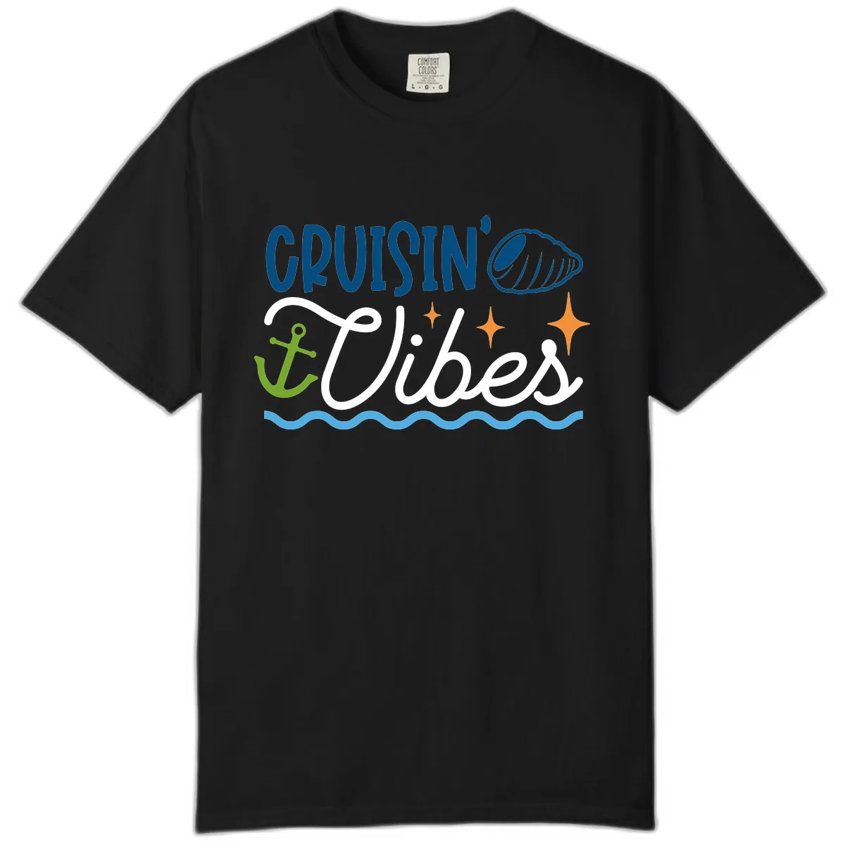 Cruisin' Vibes Comfort Color in Black