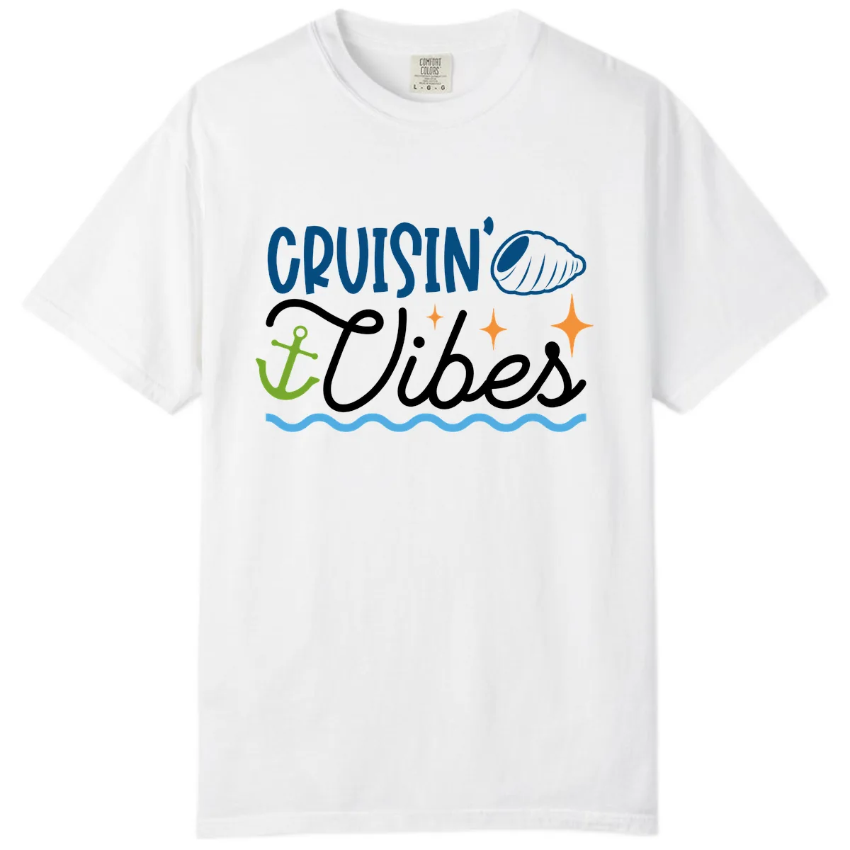 Cruisin' Vibes Comfort Color in White