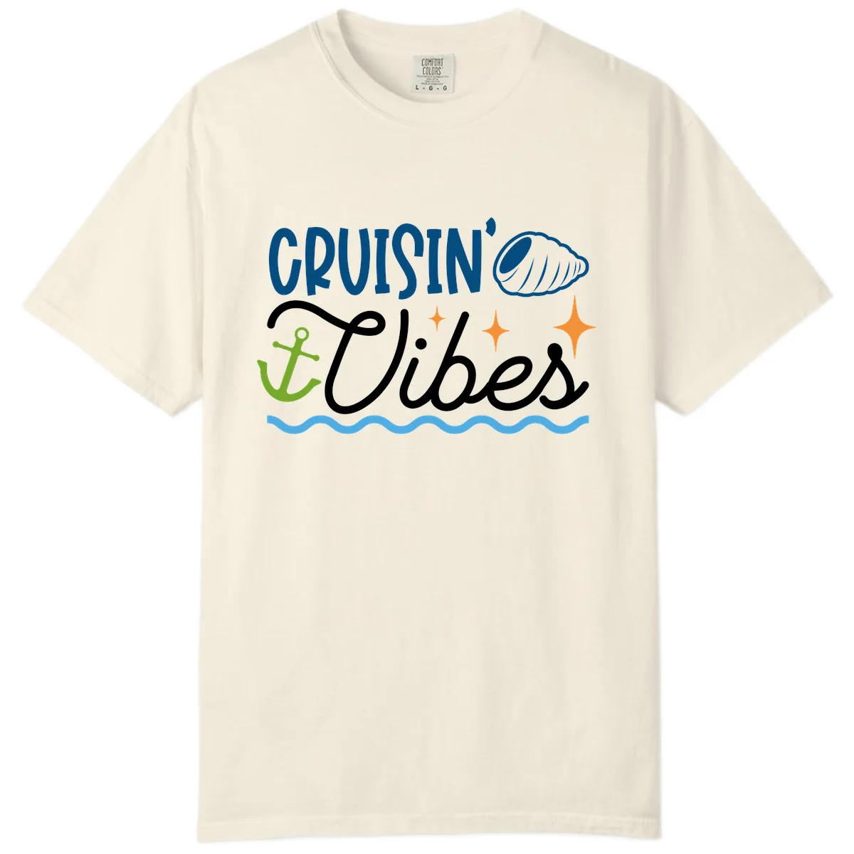Cruisin' Vibes Comfort Color in Ivory