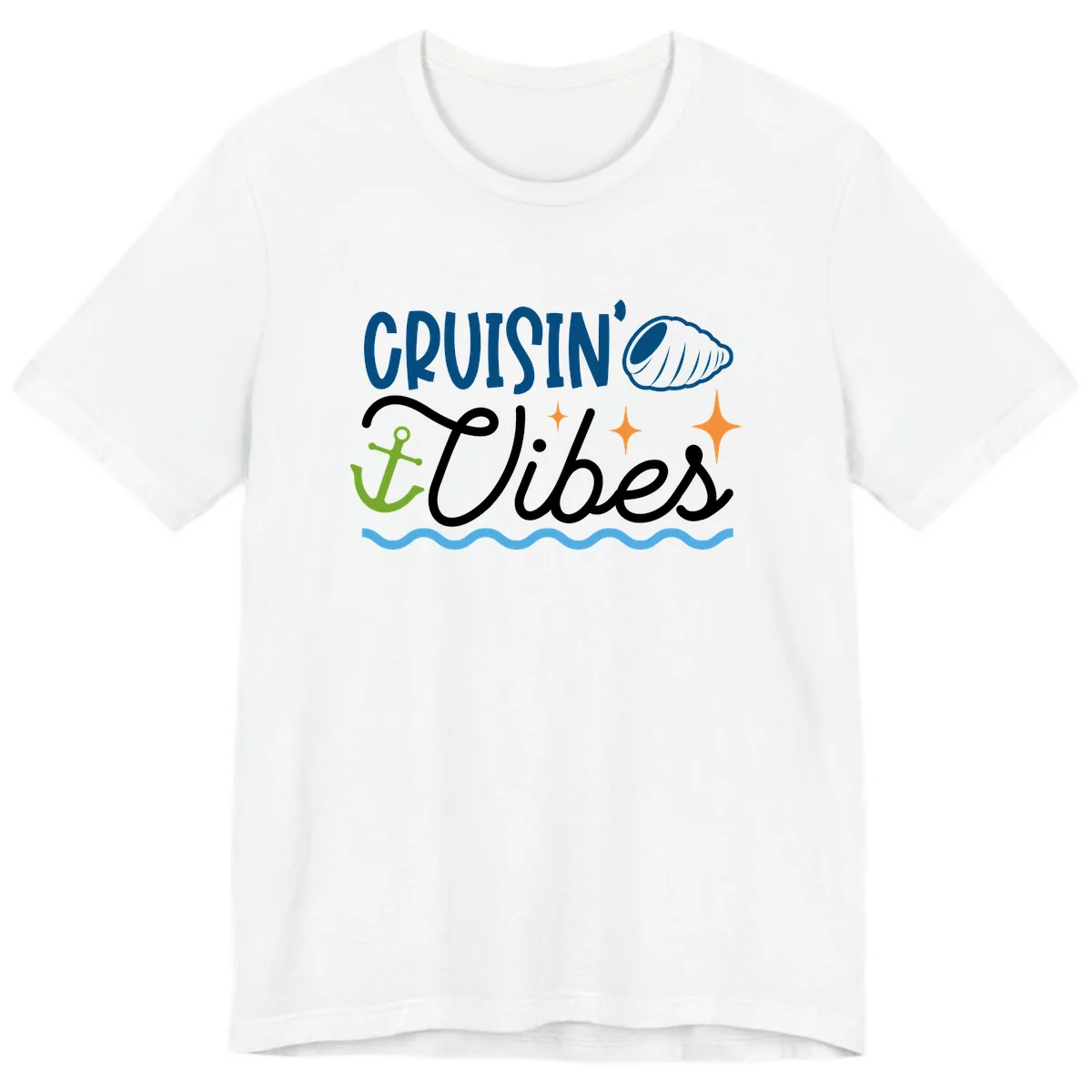 Cruisin' Vibes Premium T-Shirt in White