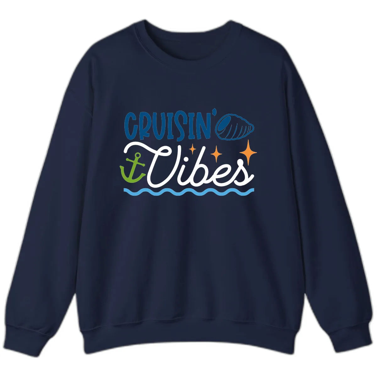 Cruisin' Vibes Sweatshirt in Navy