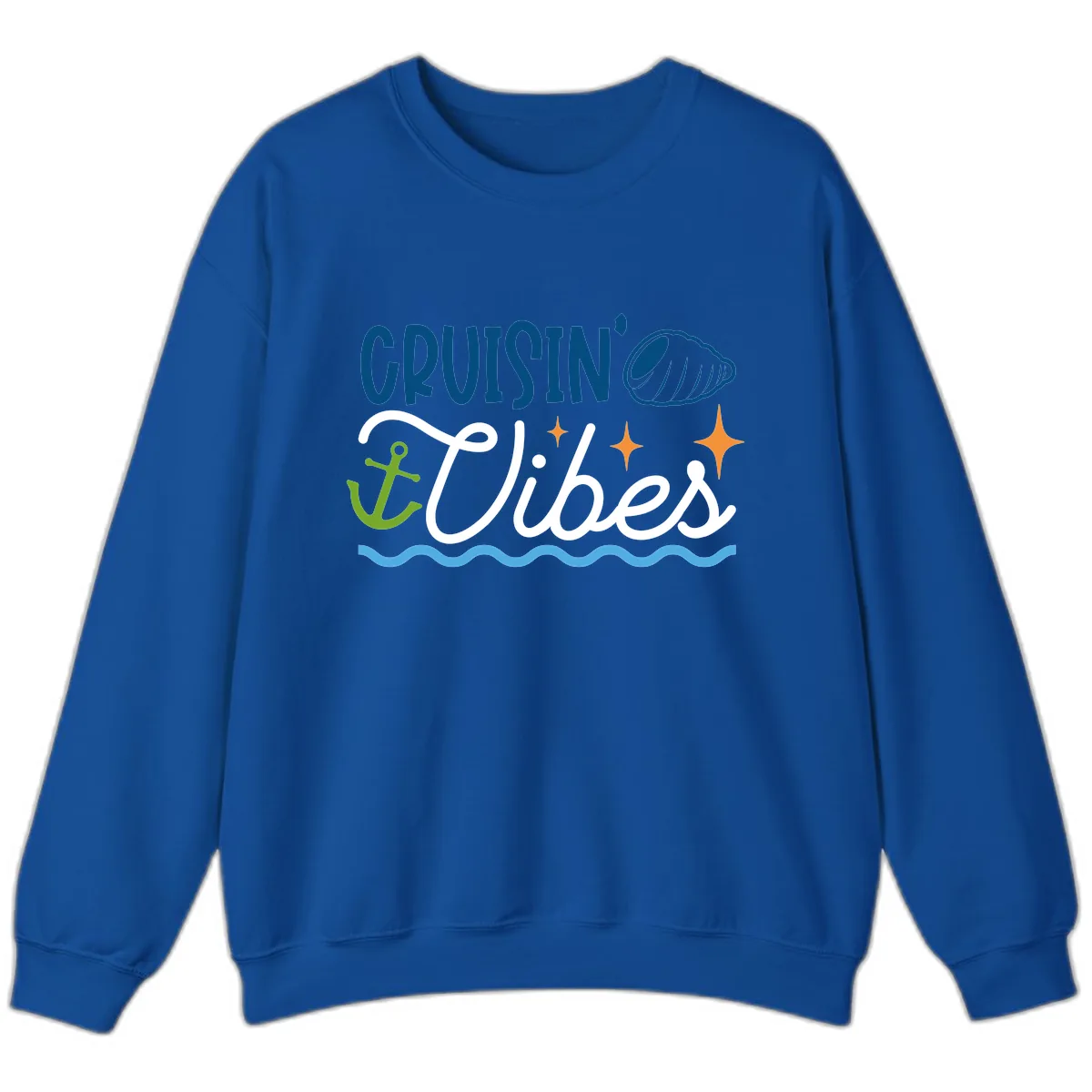 Cruisin' Vibes Sweatshirt in Royal