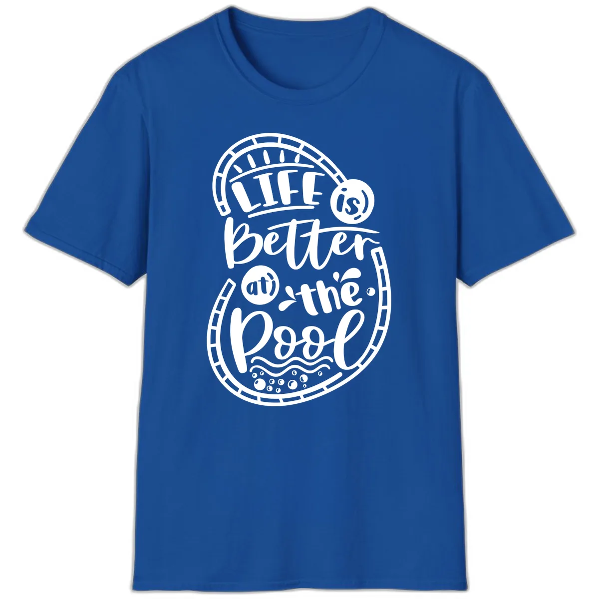 Life Is Better At The Pool T-Shirt in Royal