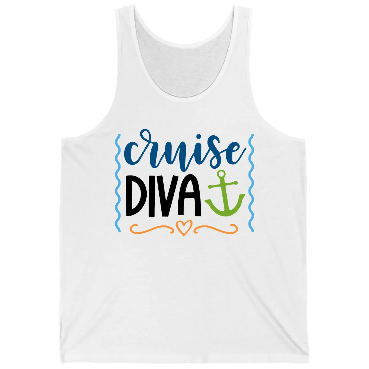 Cruise Diva Anchor Tank in White