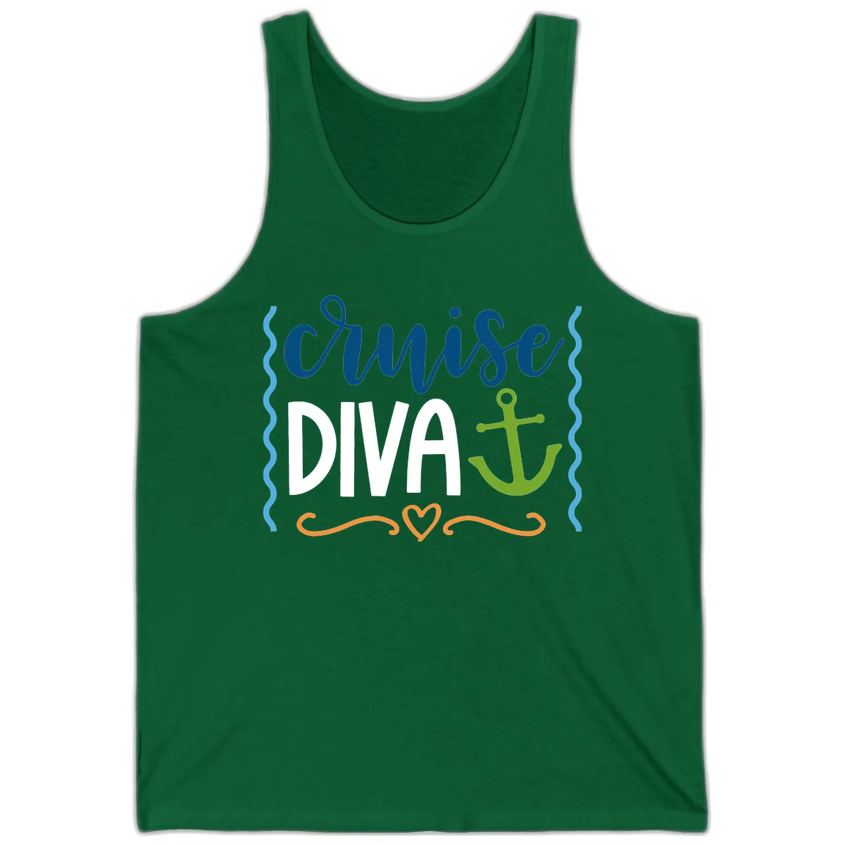 Cruise Diva Anchor Tank in Kelly