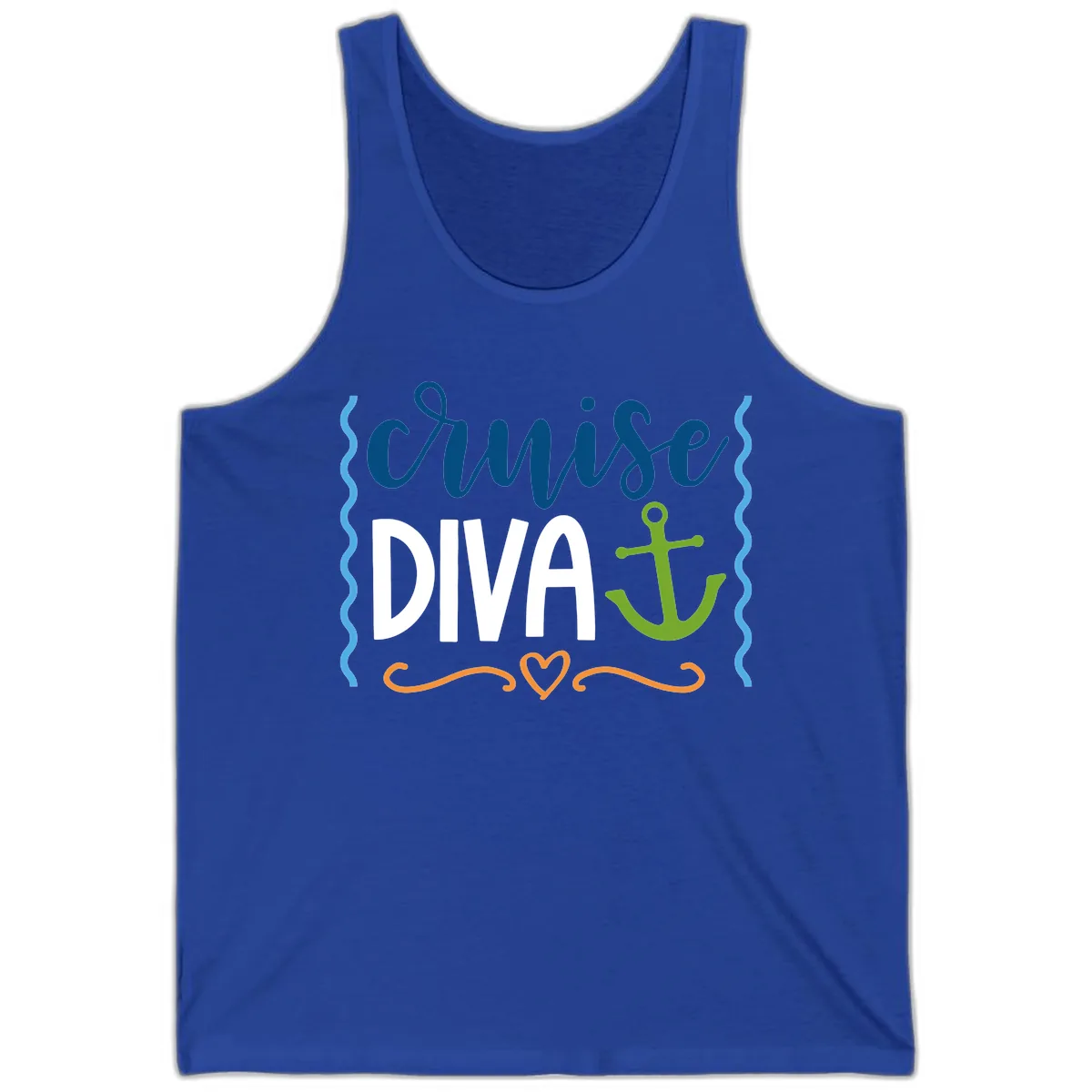 Cruise Diva Anchor Tank in True Royal