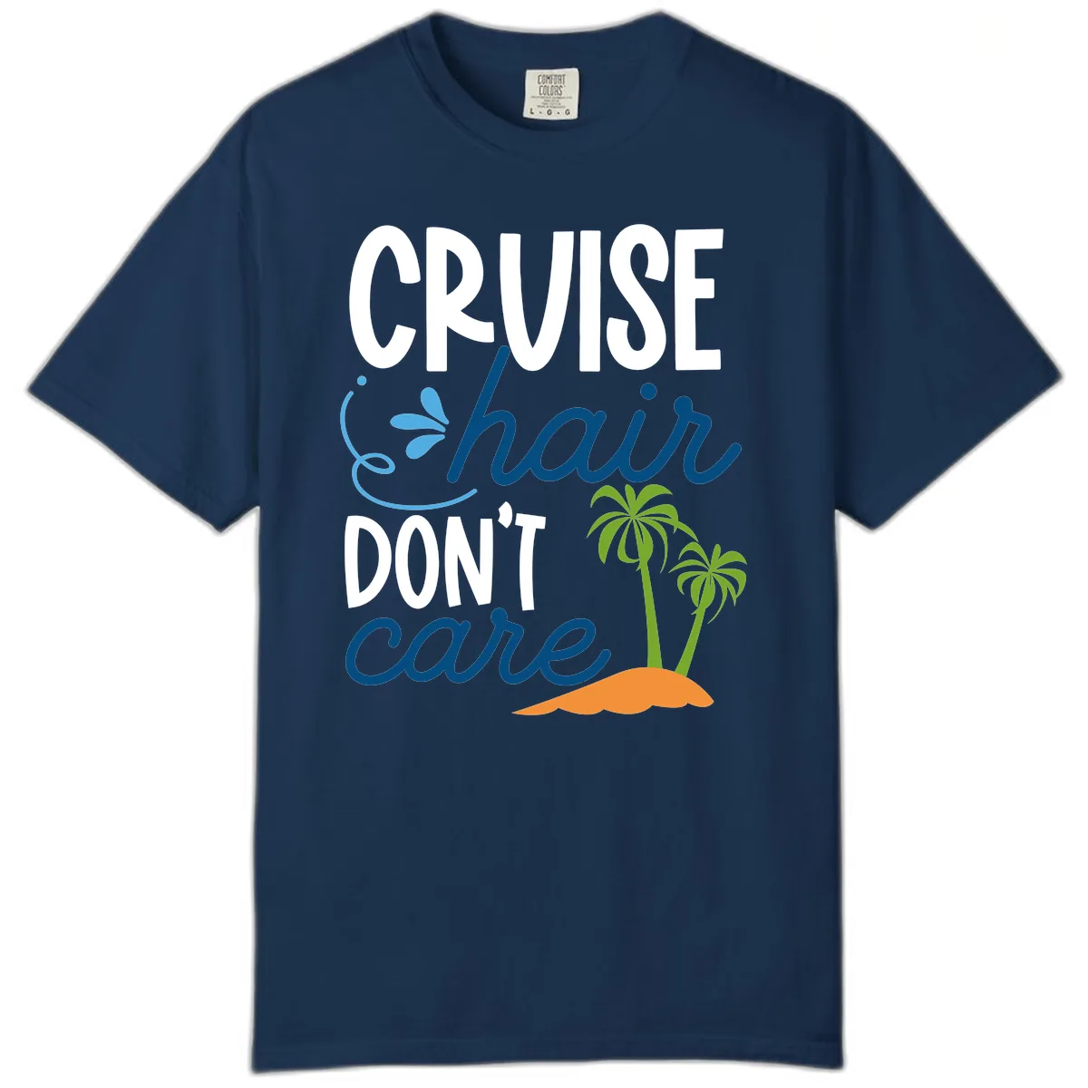 Cruise Hair Don't Care Comfort Color in Navy