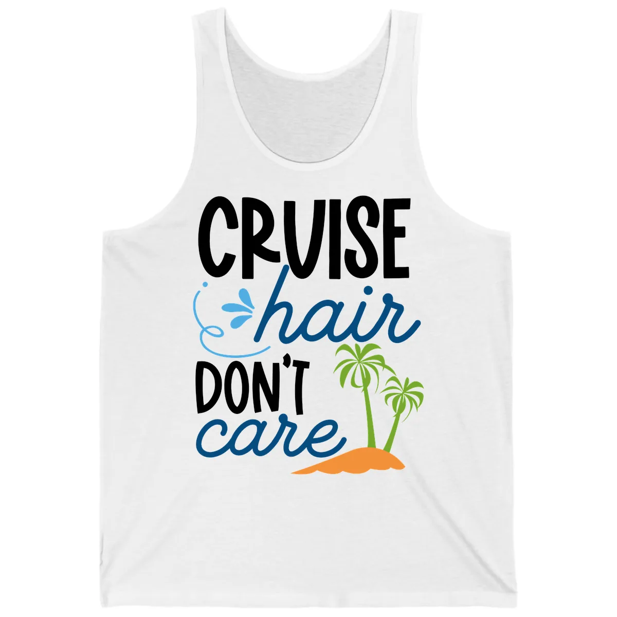 Cruise Hair Don't Care Tank in White