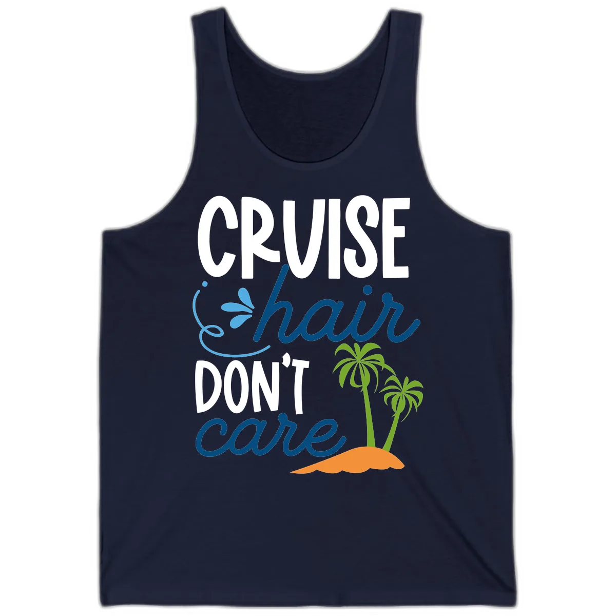 Cruise Hair Don't Care Tank in Navy