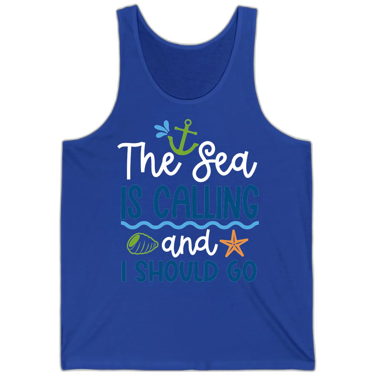 The Sea Is Calling Tank in True Royal
