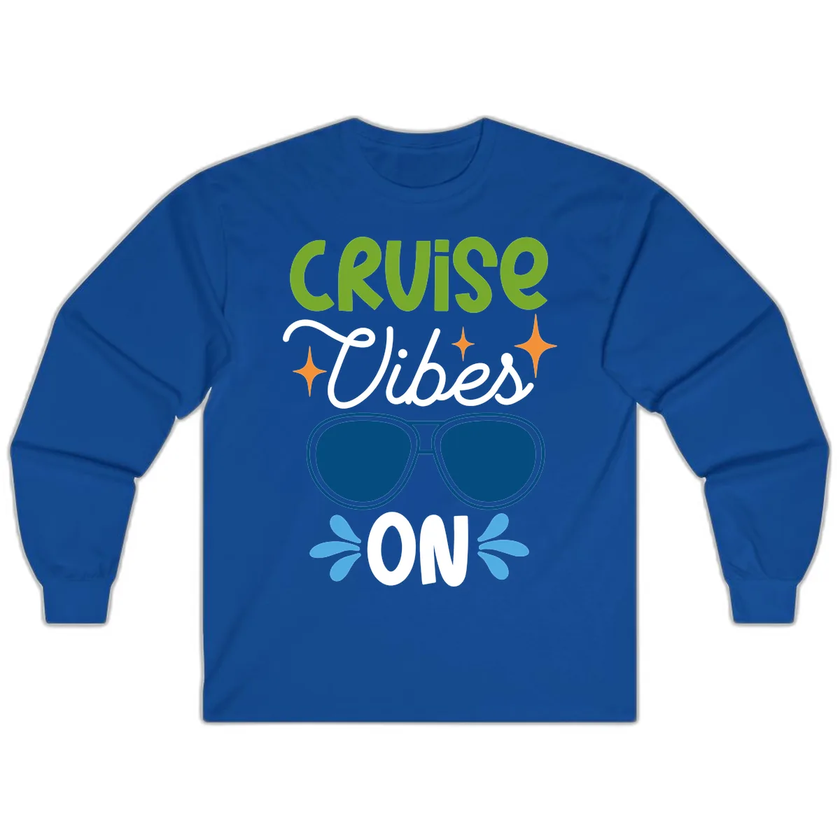 Cruise Vibes On Long Sleeve in Royal