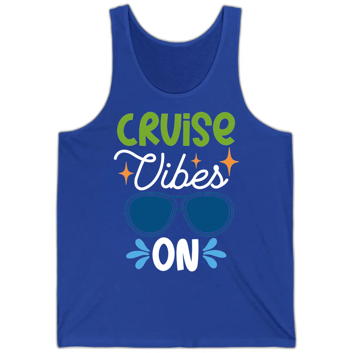 Cruise Vibes On Tank in True Royal