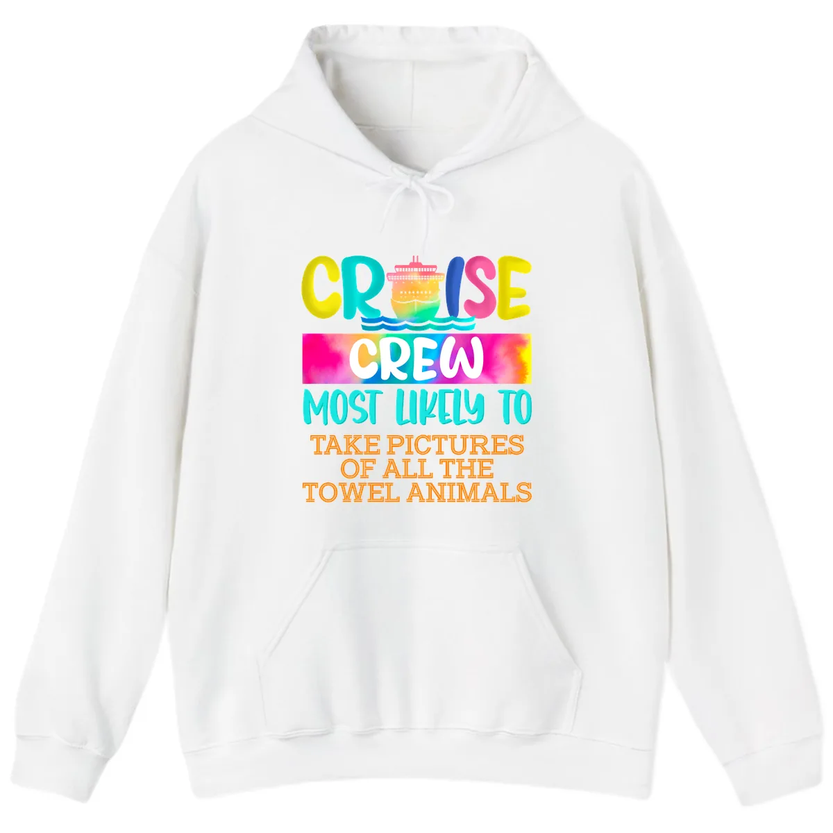 Cruise Crew Most Likely To Take Pictures Hoodie in White