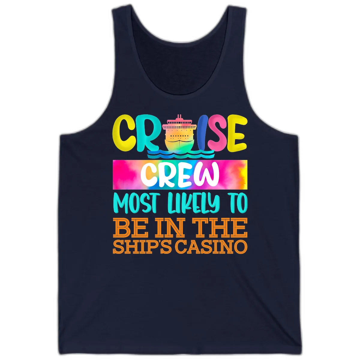 Cruise Crew Most Likely Casino Tank in Navy