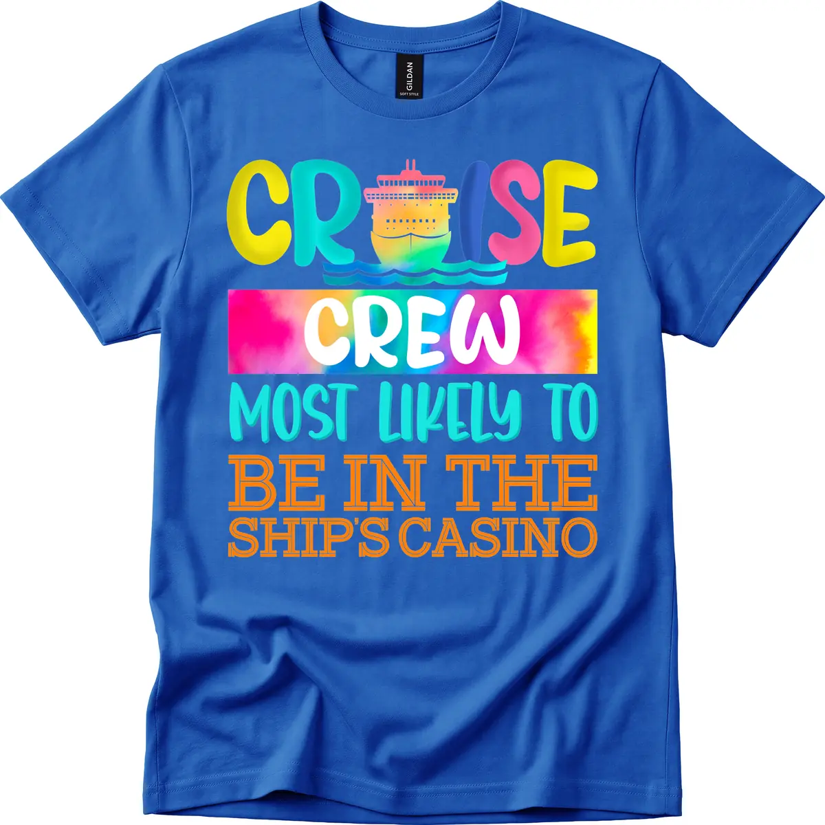 Cruise Crew Most Likely Casino T-Shirt in Royal