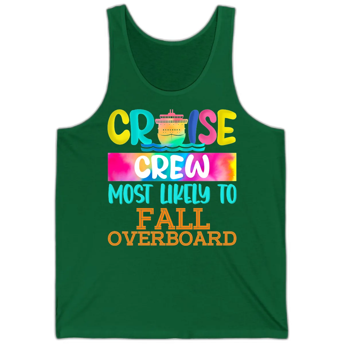Cruise Crew Most Likely To Fall Overboard Tank in Kelly