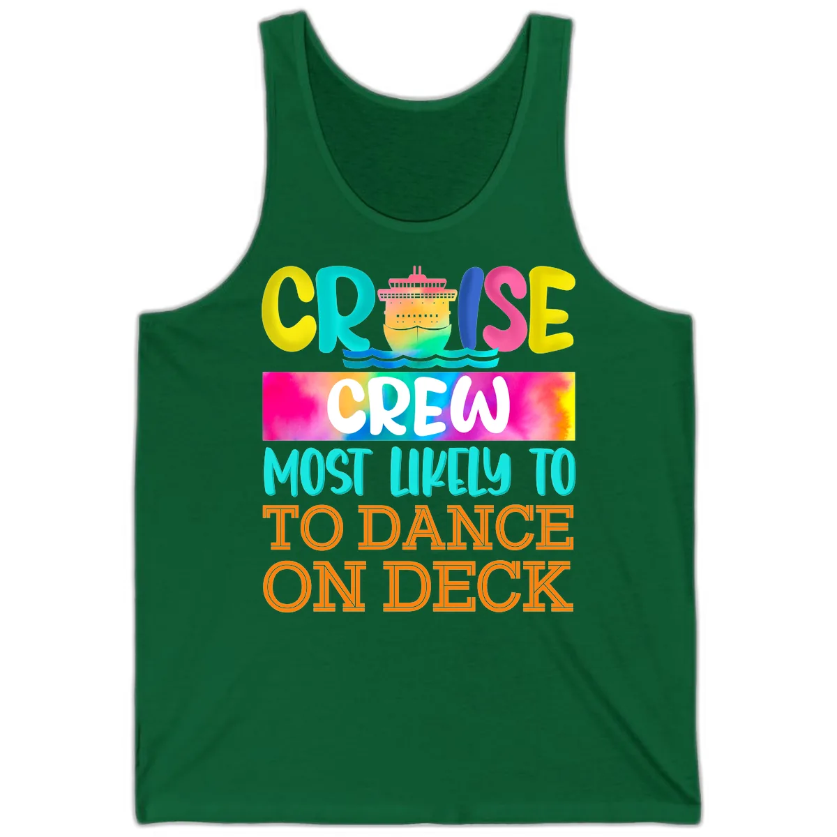 Cruise Crew Most Likely To Dance On Deck Tank in Kelly