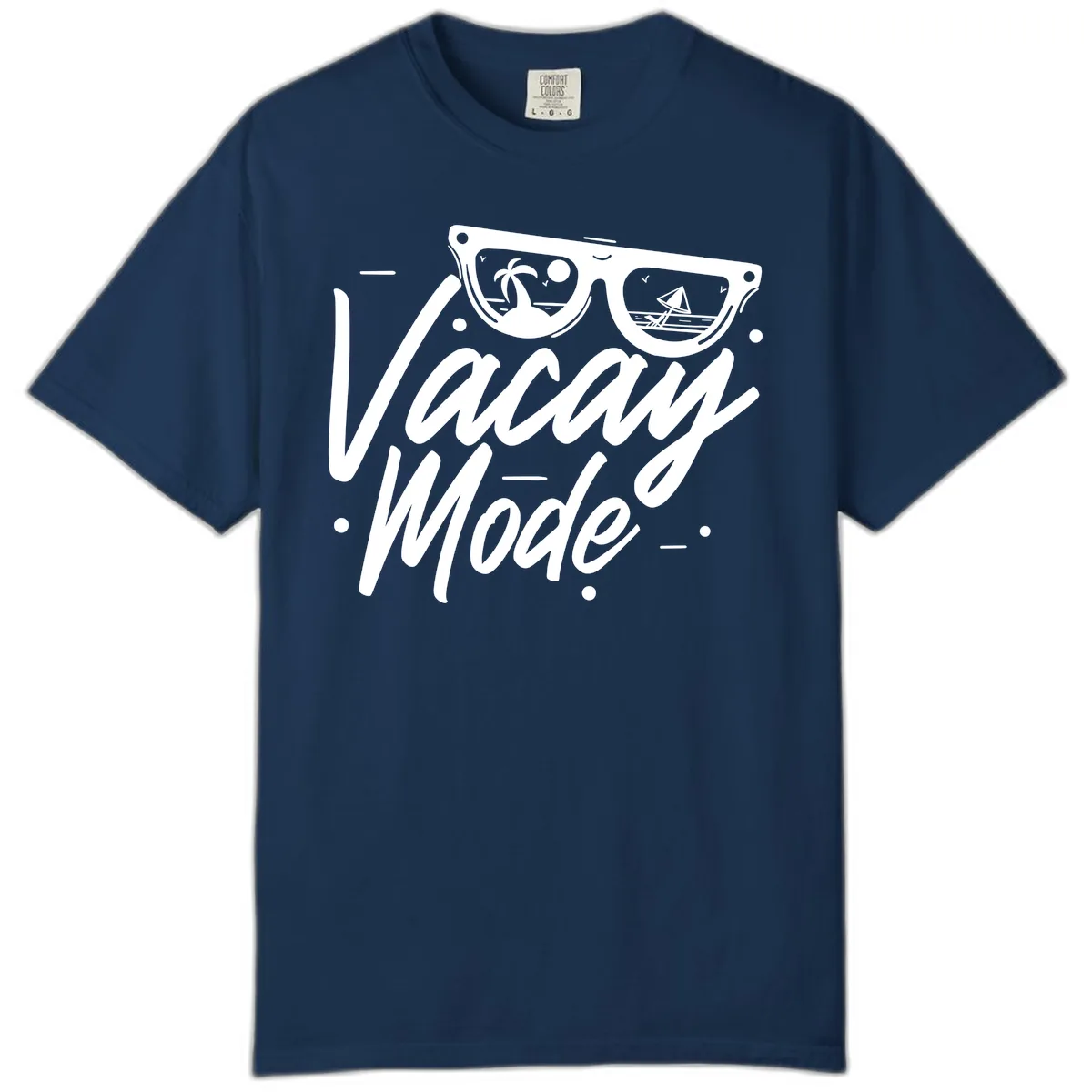Warm Mode Cruise Vibes Comfort Color in Navy