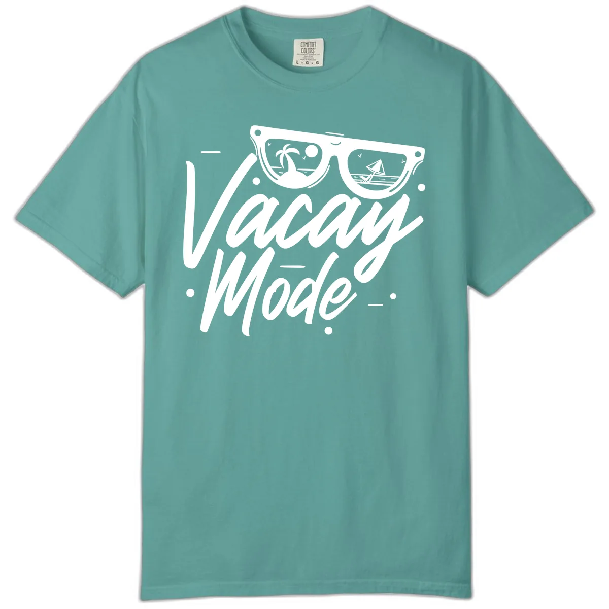 Warm Mode Cruise Vibes Comfort Color in Seafoam