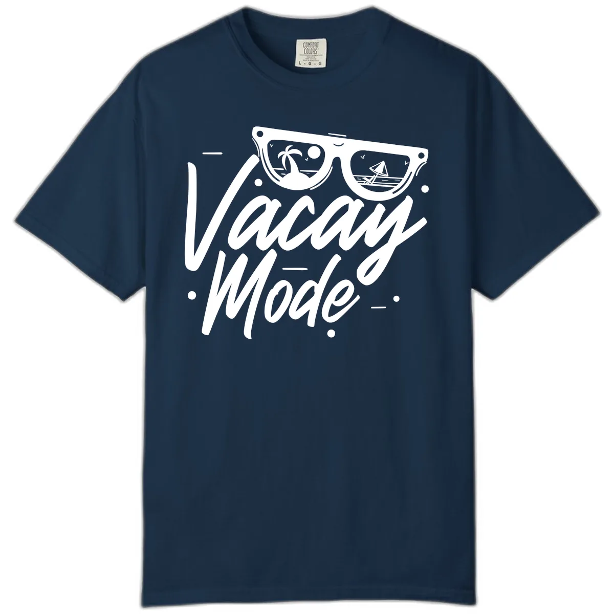 Warm Mode Cruise Vibes Comfort Color in True Navy
