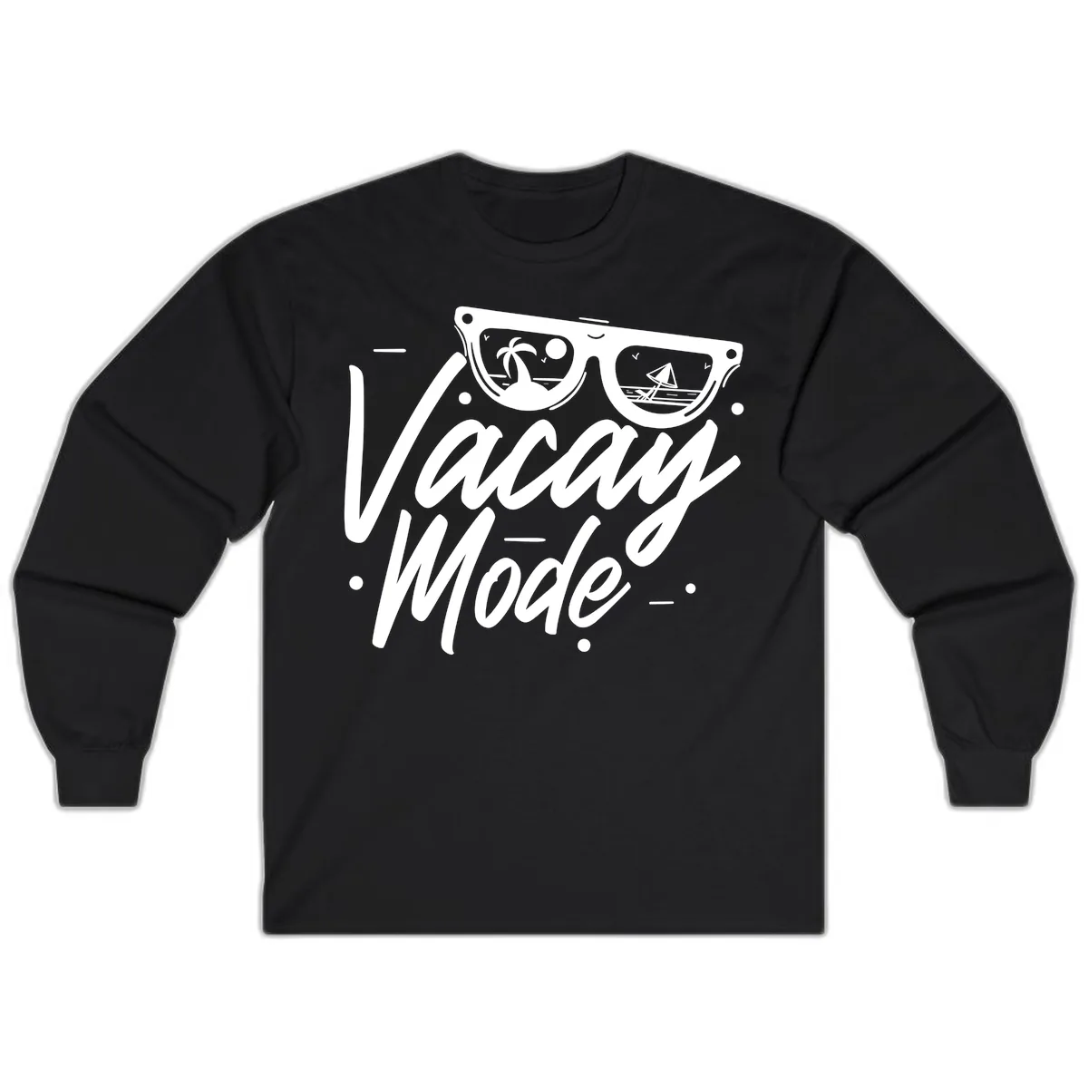 Warm Mode Cruise Vibes Long Sleeve in Black